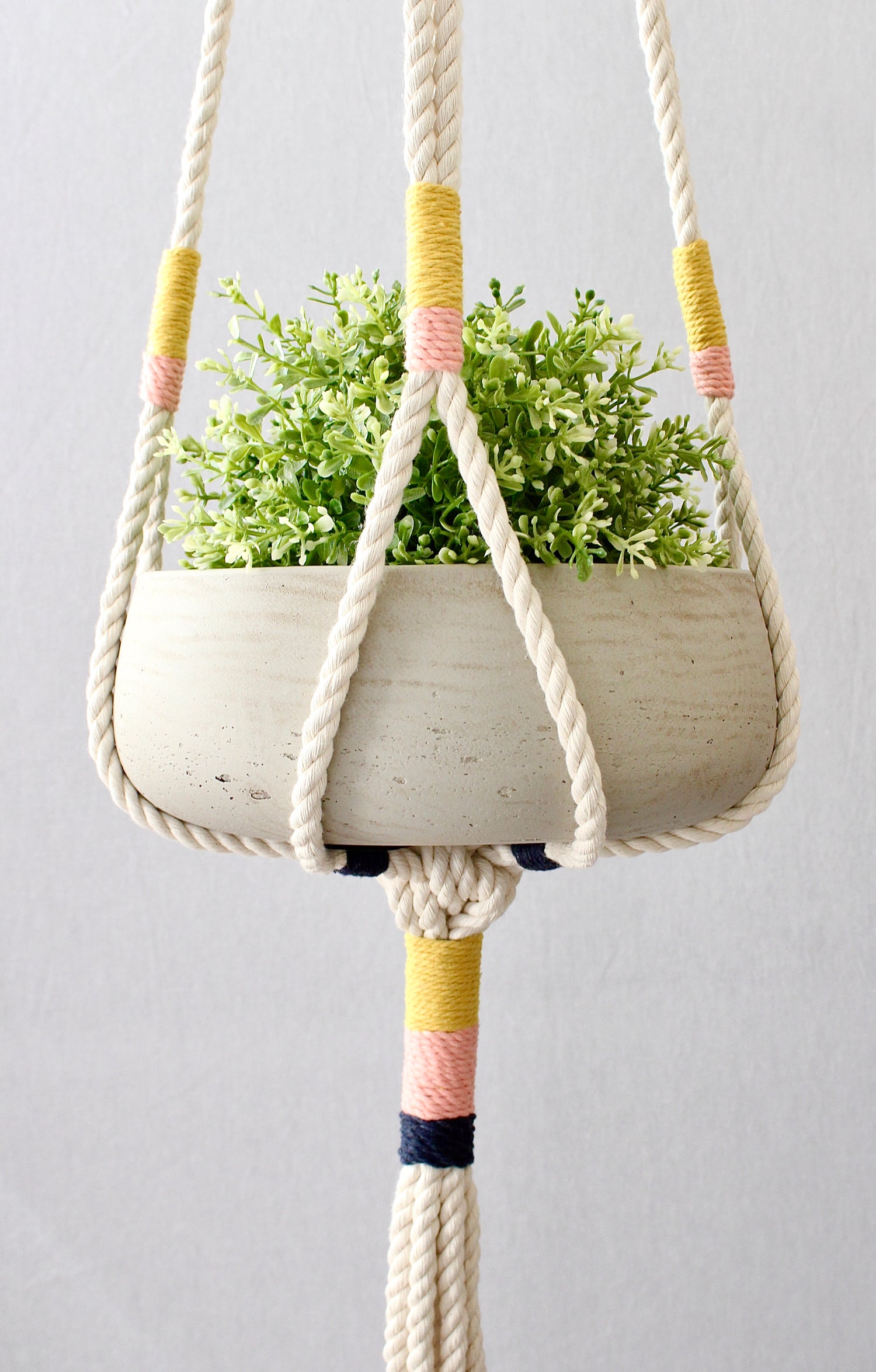 Large Macrame Plant Hanger, Hanging Planter