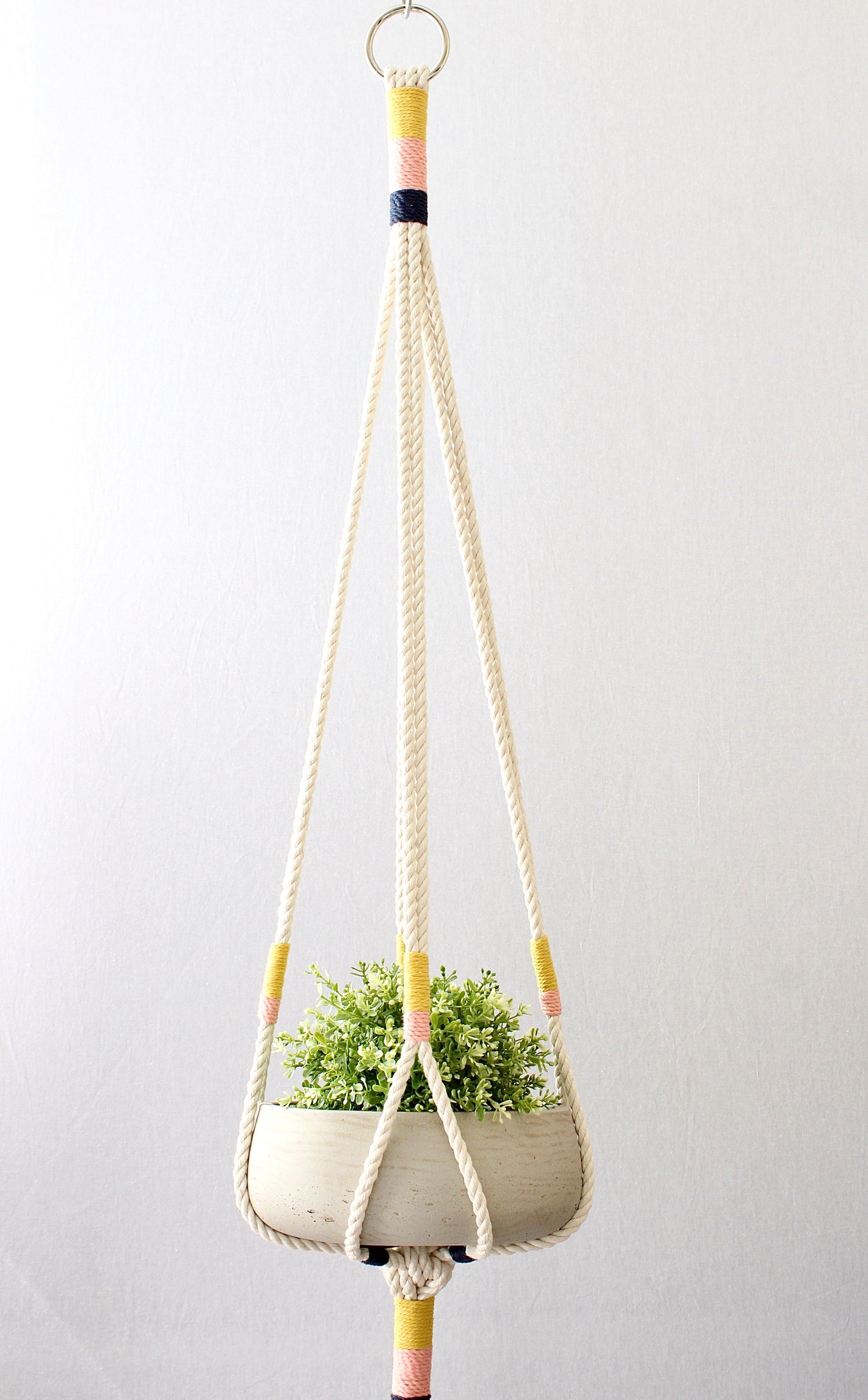 Large Macrame Plant Hanger, Hanging Planter