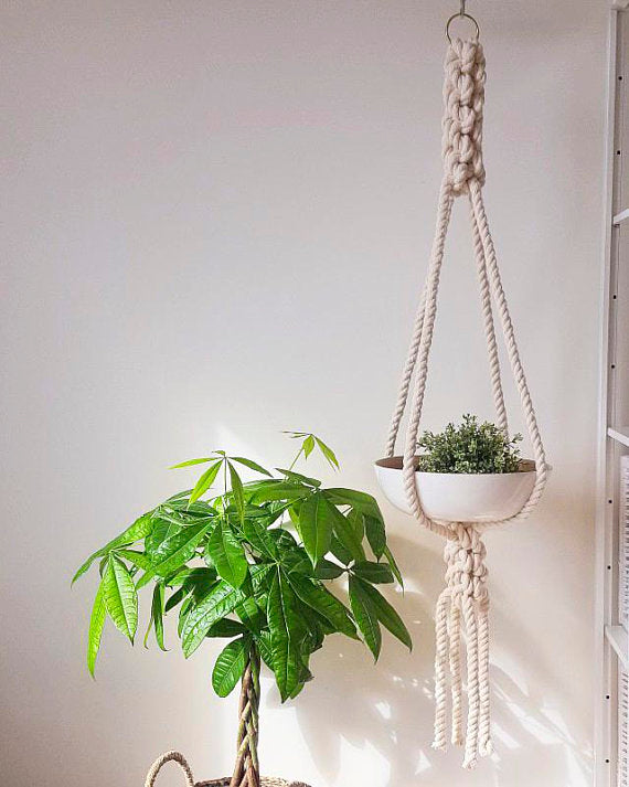 Large Macrame Plant Hanger, Hanging Planter, Unique Gift
