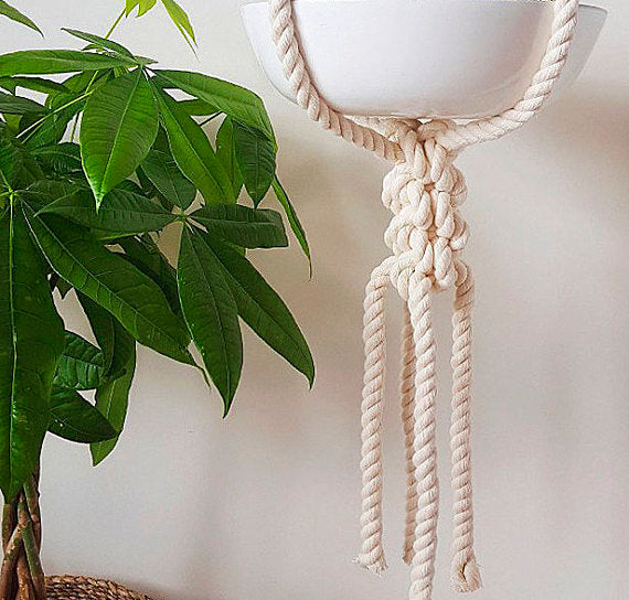 Large Macrame Plant Hanger, Hanging Planter, Unique Gift